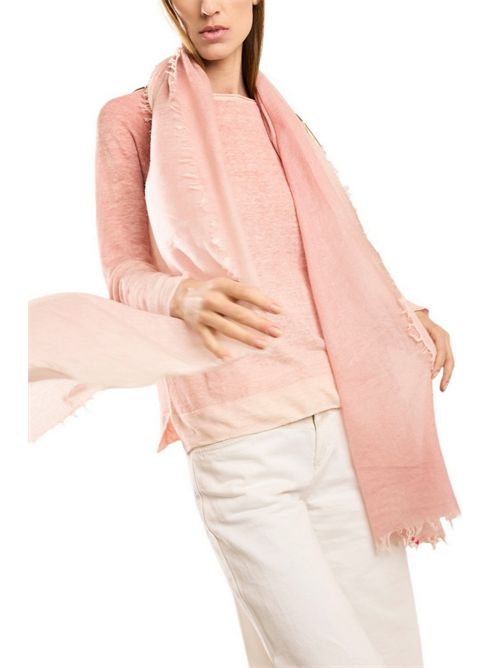 sciarpa donna sfumata Alessandro Aste | FELTEDPALE PINK